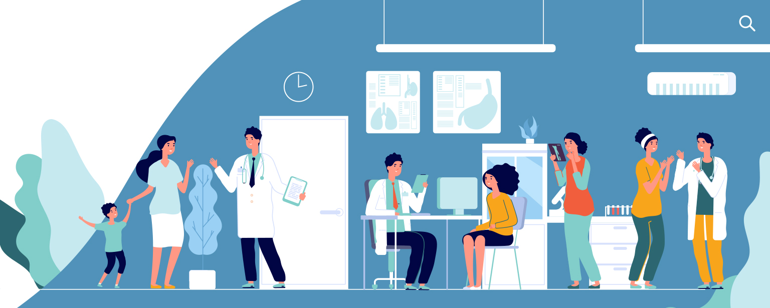 Officites' Website for medical practice concept