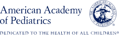American Academy of Pediatrics two line blue logo