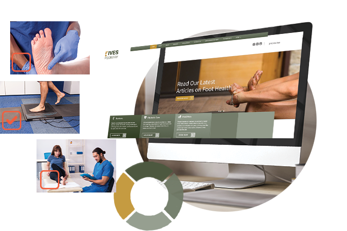 Desktop popoff Podiatry Web Design