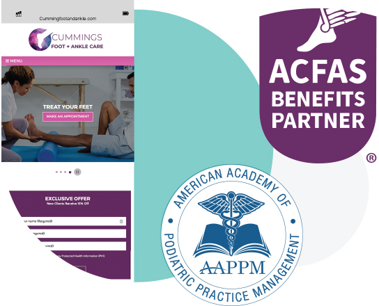 AOP Podiatry Website Design