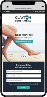 Mobile Podiatry Web Design