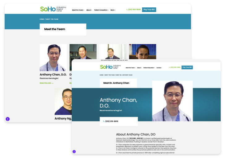 Feature of Note: Provider Pages